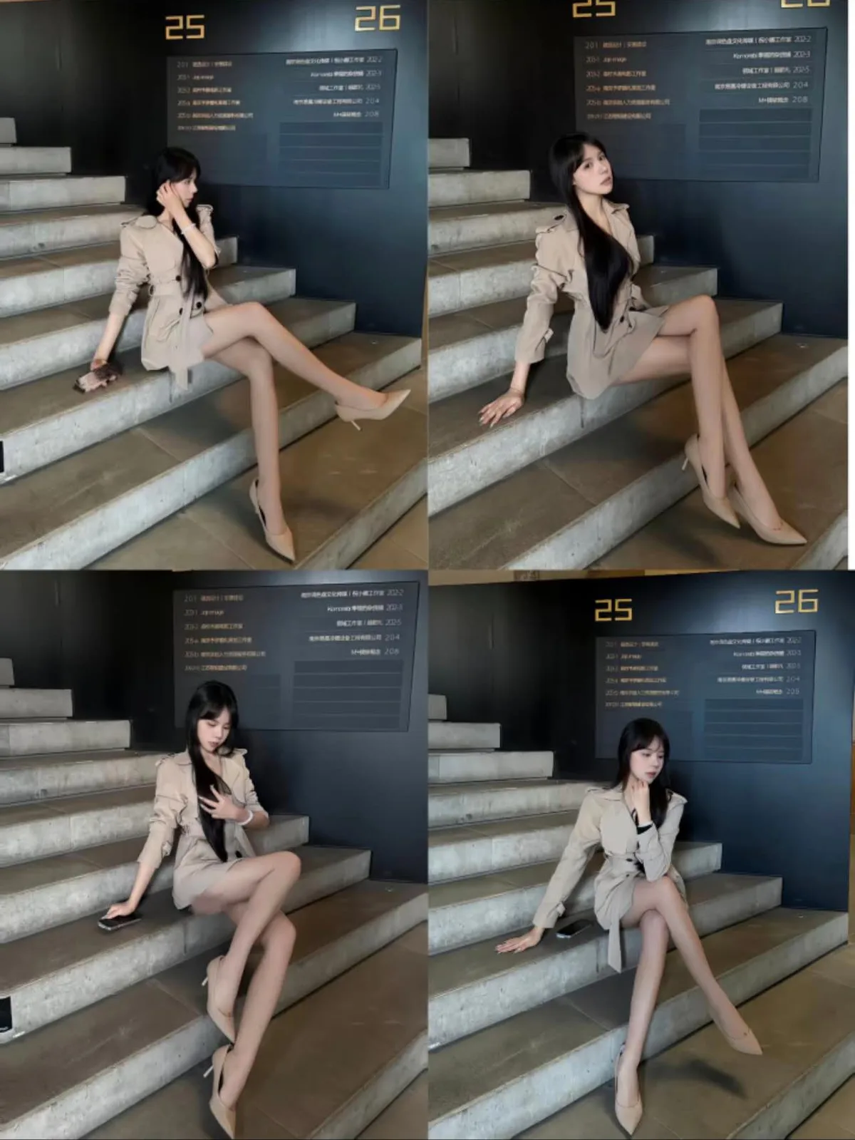 南京街拍女生写真作品，奶黄包摄影